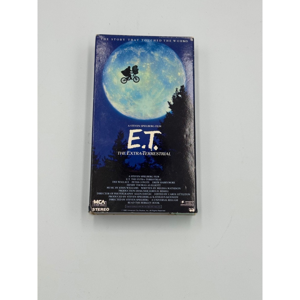 E.T. The Extra-Terrestrial VHS 1988 MCA Home Video Steven Spielberg 77012 17
